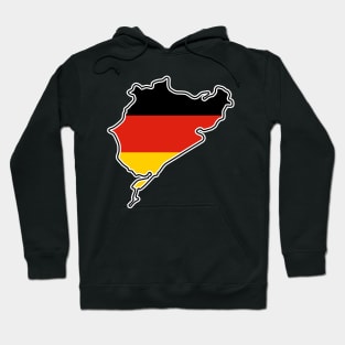 Nürburgring - Combined Circuit [flag] Hoodie